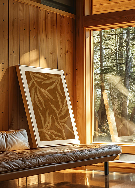 Ghost Fern 2 Sepia (NEW) - Posterbox