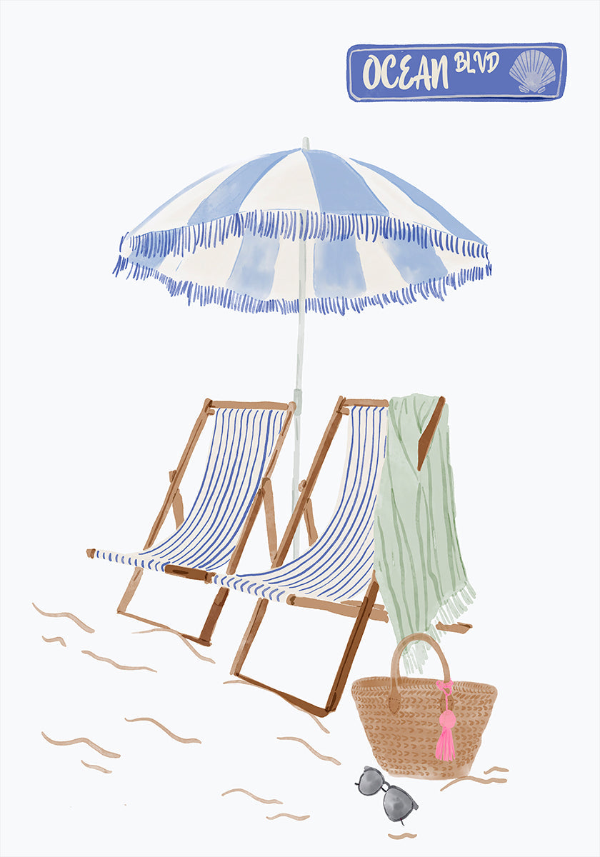 Beach chairs (NEW) - Posterbox