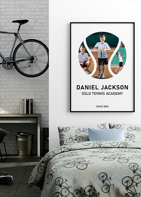 Tennis Photo Collage Personal Poster - Posterbox