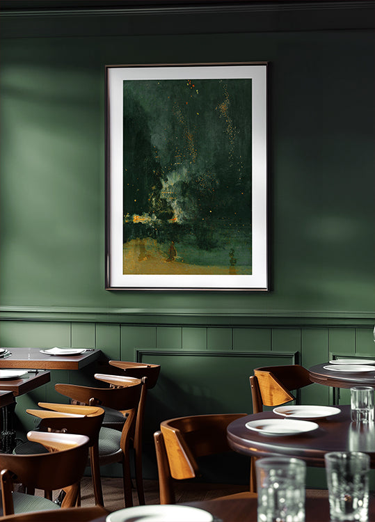 Whistler Nocturne in Black and Gold Poster - Posterbox