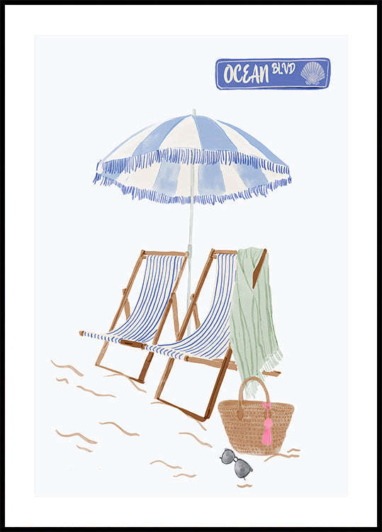 Beach chairs (NEW) - Posterbox