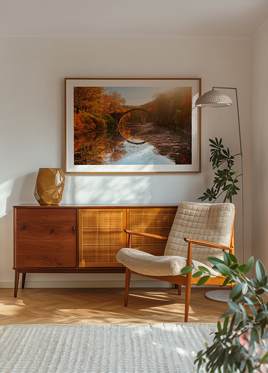 Autumn lake Plakat - Posterbox