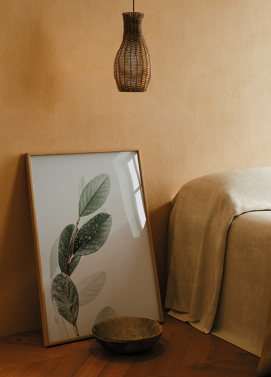 Dew On The Leaves Plakat - Posterbox.dk