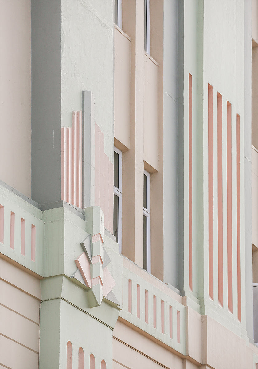Pastel Facade Geometry (NEW) - Posterbox