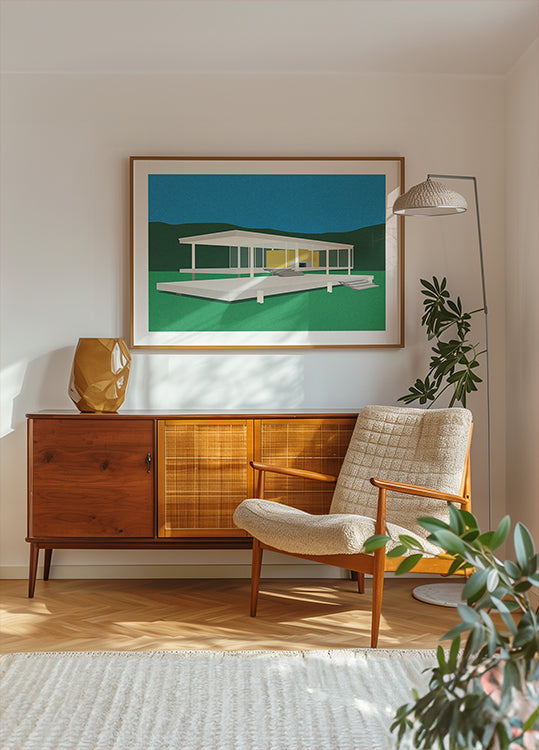 Ludwig Mies Van Der Rohe Farnsworth House (NEW) - Posterbox