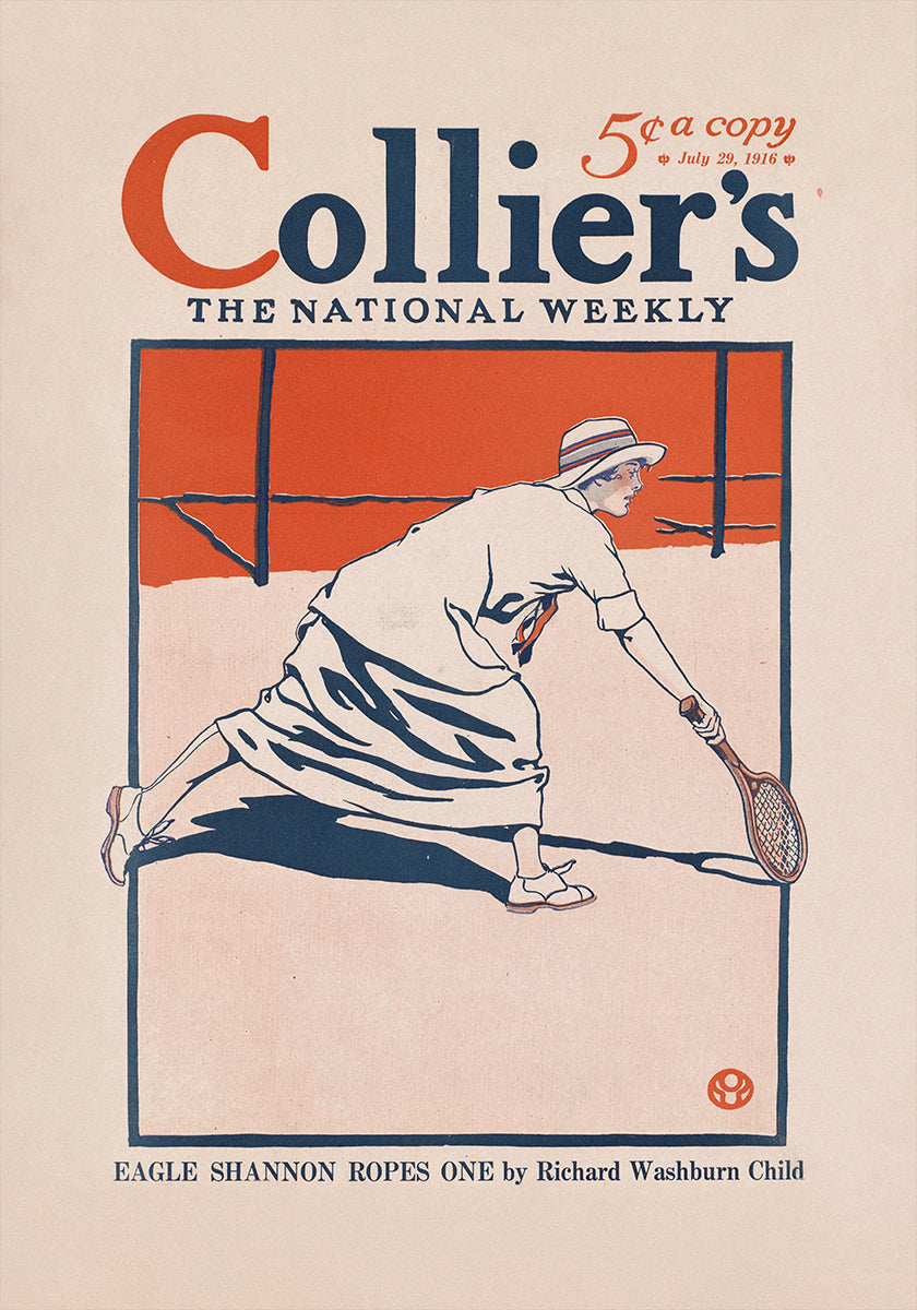 Collier's, the National Weekly, Eagle Shannon Ropes One Plakat - Posterbox