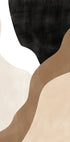 Abstract Beige and Brown Art Plakat - Posterbox