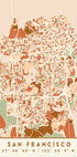 Black Maps Earth Tones 75 Plakat - Posterbox