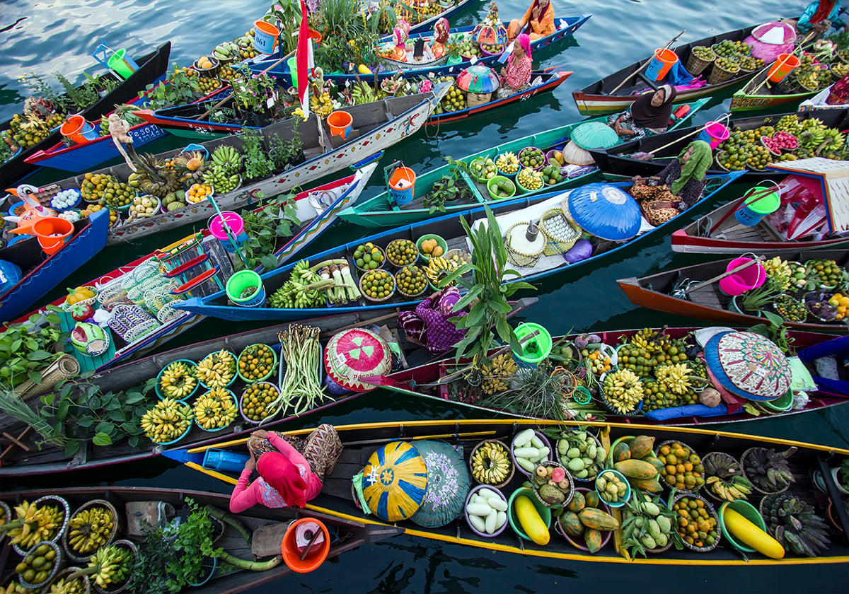 Banjarmasin Floating Market - Posterbox