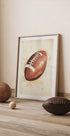 American Football Ball Plakat - Posterbox