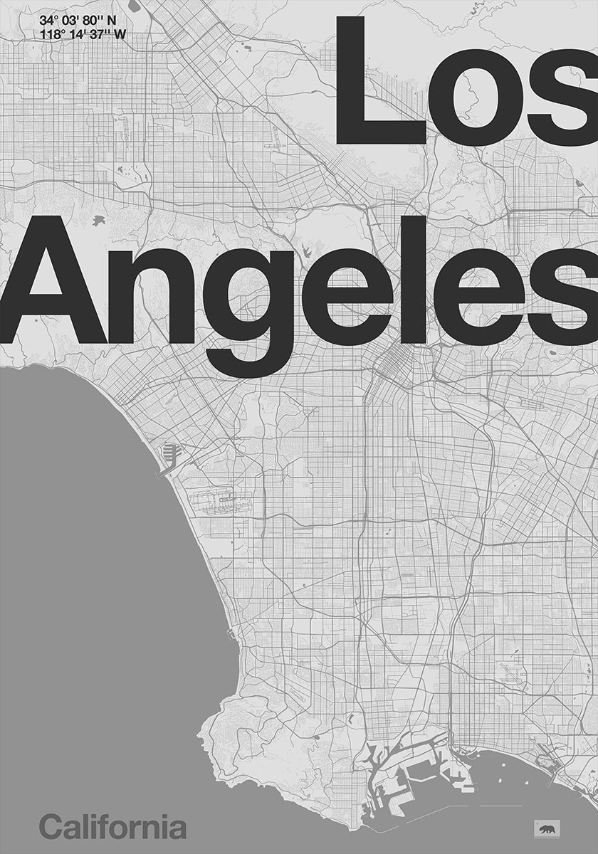 Los Angeles Plakat - Posterbox
