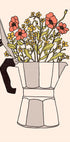 Moka Flowers  Plakat - Posterbox