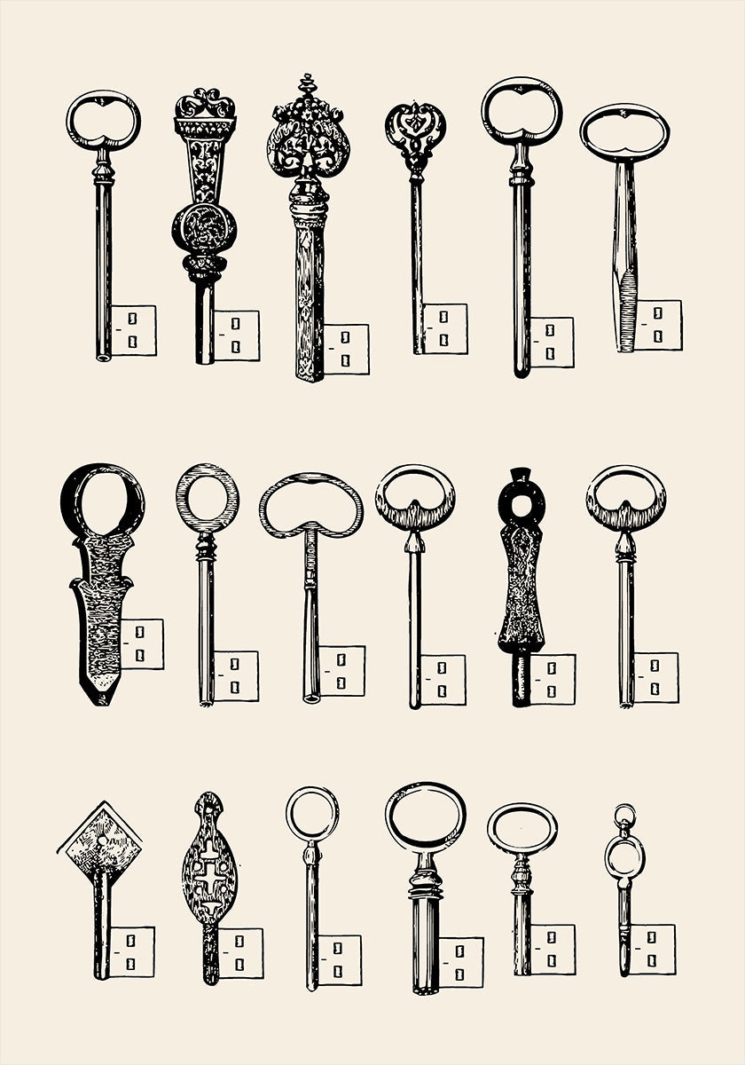 Usb Keys Plakat - Posterbox