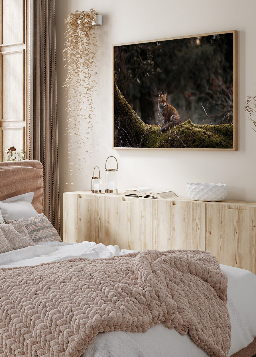 Fox in The Forest Plakat - Posterbox.dk