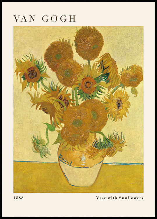 Vase with Sunflowers Plakat