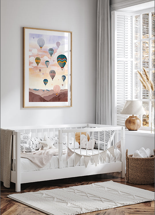 Airballoon Sky Plakat - Posterbox