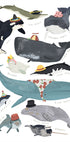 Whales In Hats Plakat - Posterbox