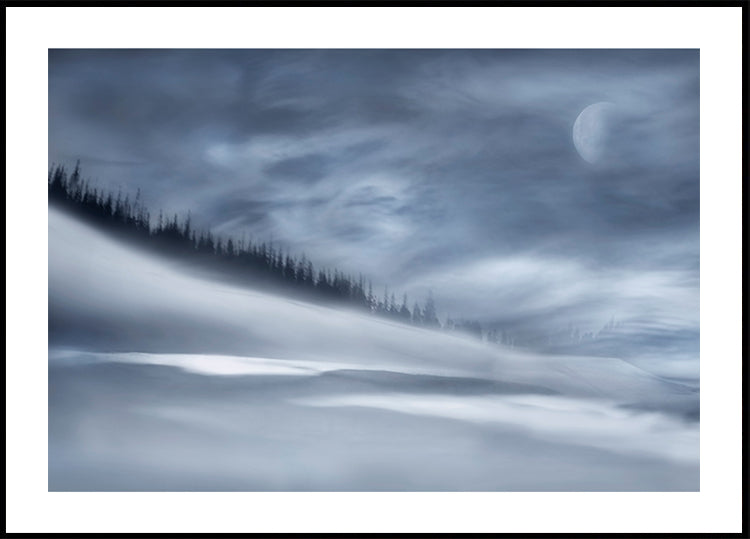 Winter night Plakat - Posterbox