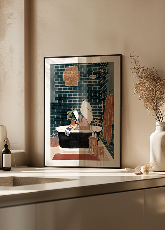 Bathroom Babe Plakat - Posterbox