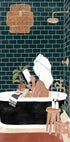 Bathroom Babe Plakat - Posterbox