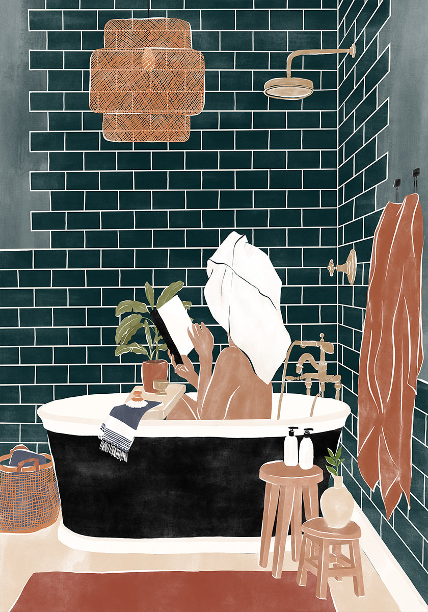 Bathroom Babe Plakat - Posterbox