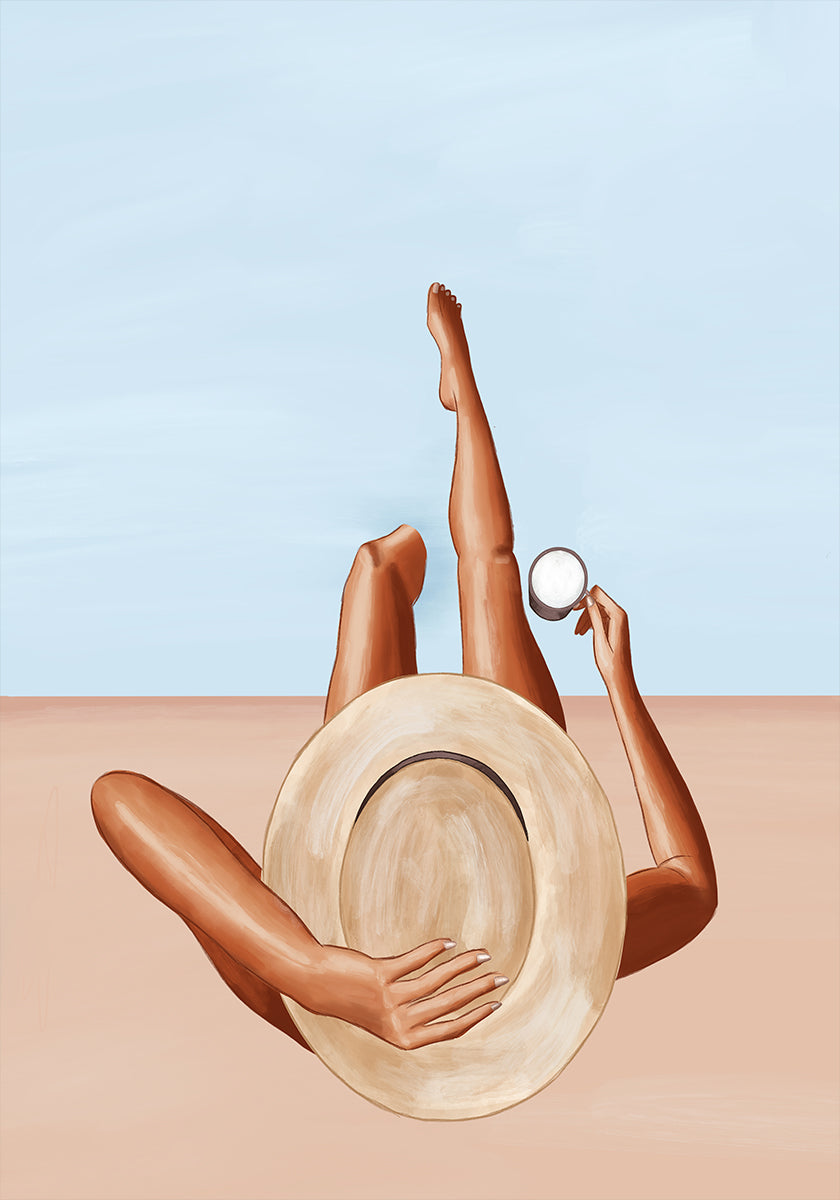 Poolside Girl  Plakat - Posterbox