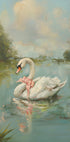 Vintage Swan Coquette - Posterbox