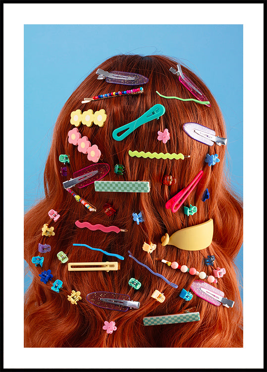 Hair Clip Collection Plakat - Posterbox
