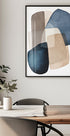 Blue Brown Blocks Plakat - Posterbox