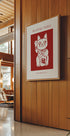 Maneki-Neko Cat Red - Posterbox