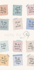 Note To Self Plakat - Posterbox