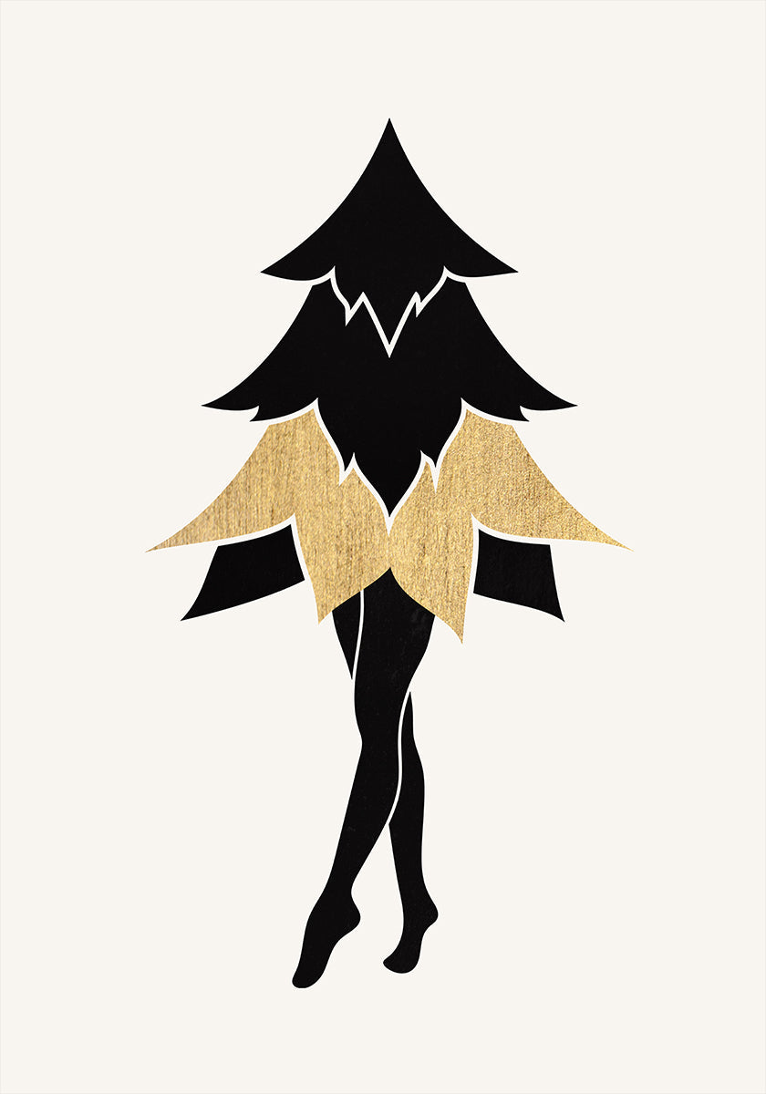 Lady Gaga At Christmas (vers.2) Plakat - Posterbox