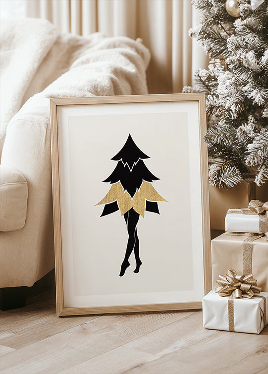 Lady Gaga At Christmas (vers.2) Plakat - Posterbox