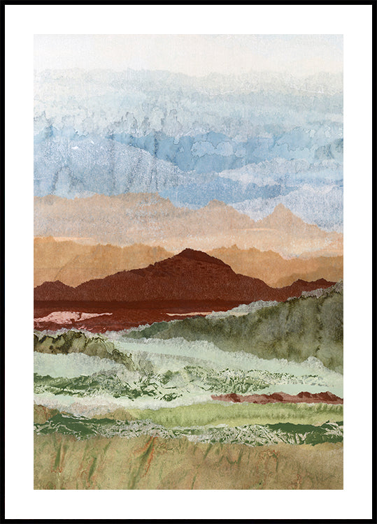 Plateau Mirage Portrait Plakat - Posterbox