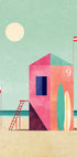 Surf Hut Plakat - Posterbox