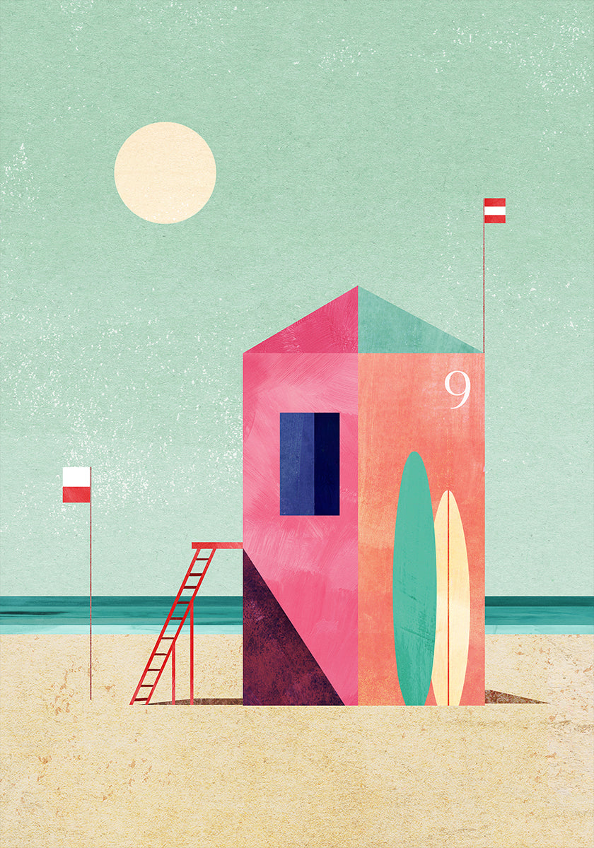 Surf Hut Plakat - Posterbox