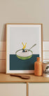 Yoga in my yogurt Plakat - Posterbox