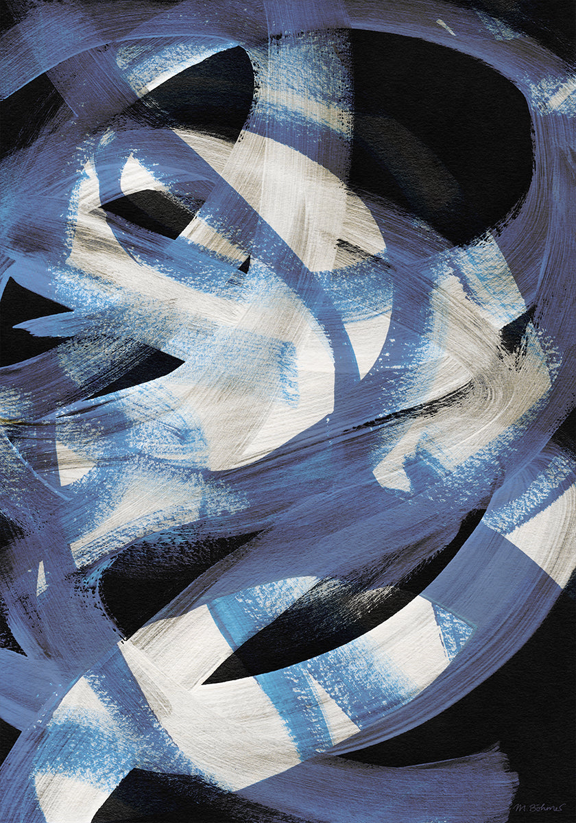 Abstract Brush Strokes 128 Plakat - Posterbox