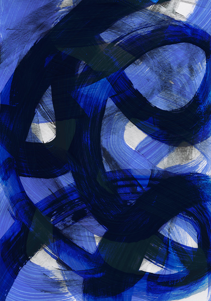 Abstract Brush Strokes 147 Plakat - Posterbox