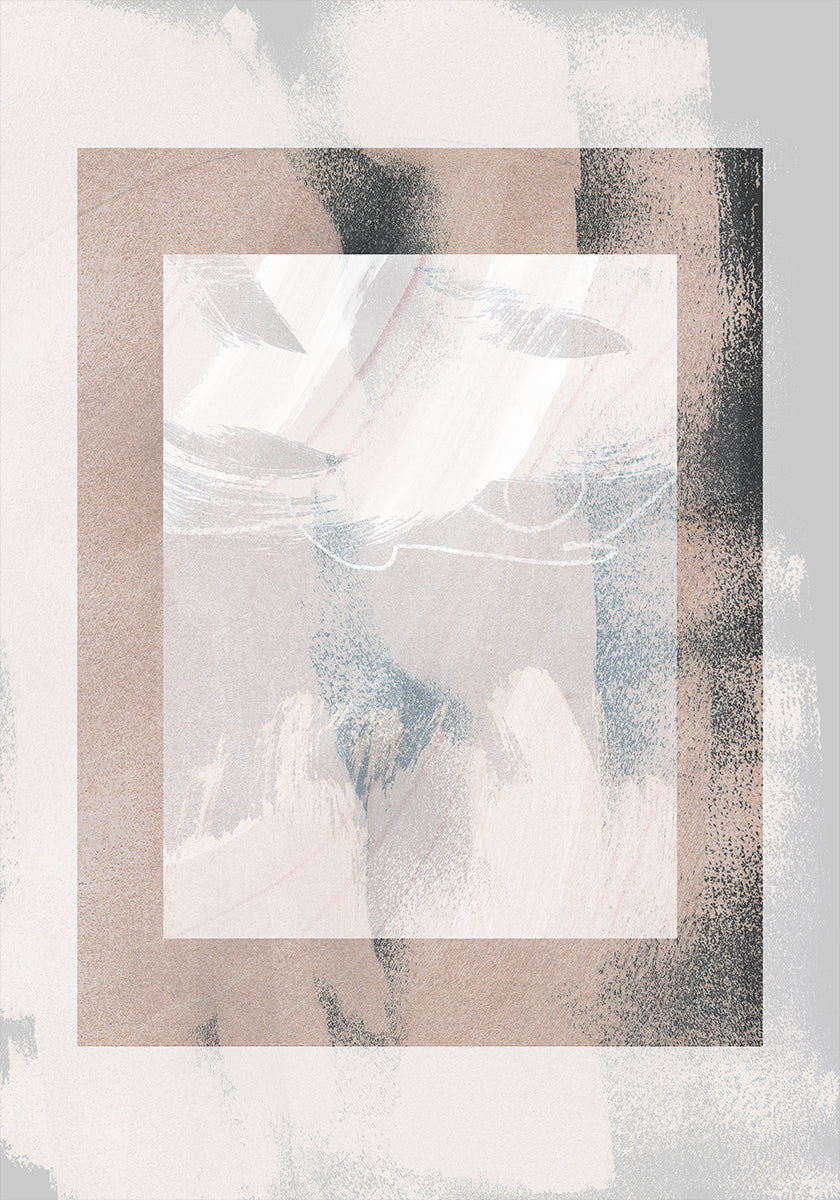 Abstract Brush Strokes 17 Plakat - Posterbox