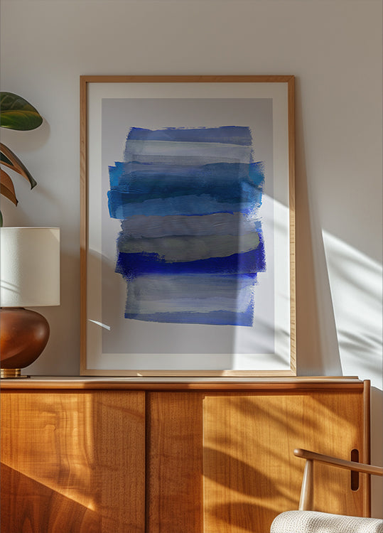 Abstract Brush Strokes 45Y Plakat - Posterbox