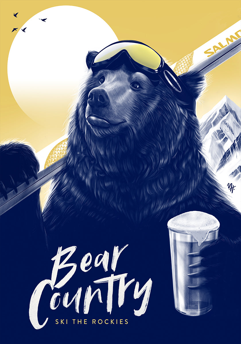 Bear Country Plakat - Posterbox