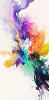 Vibrant Color Burst Plakat - Posterbox