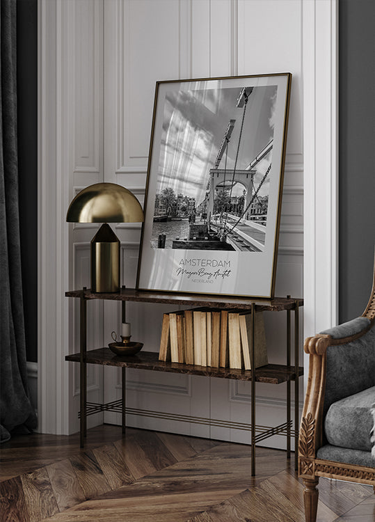 In focus: AMSTERDAM Magere Brug Plakat - Posterbox