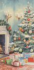 Christmas Living Room Plakat - Posterbox
