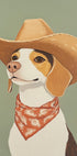 Cowboy Beagle Dog Plakat - Posterbox