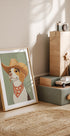 Cowboy Beagle Dog Plakat - Posterbox