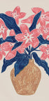 Pink Floral in Terracotta Vase (NEW) - Posterbox