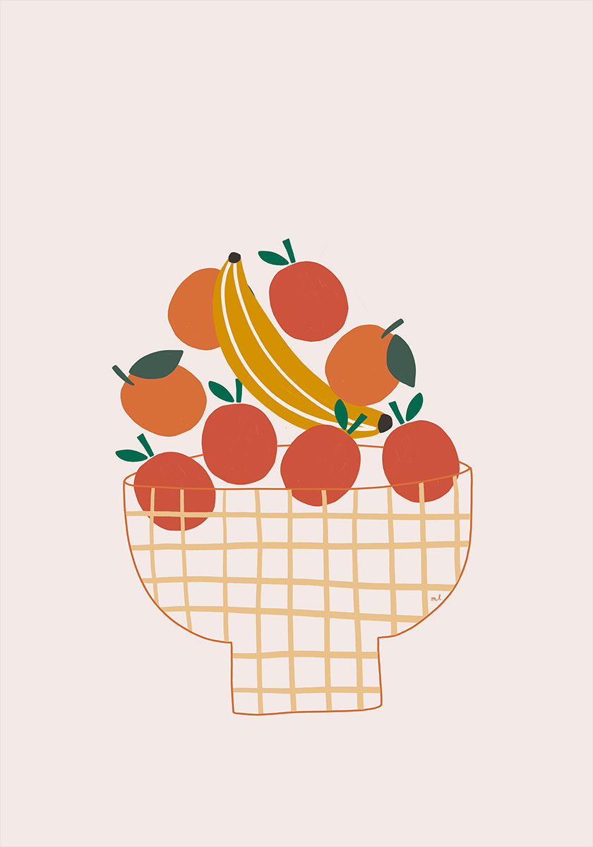 Colorful Fruit Bowl (NEW) - Posterbox