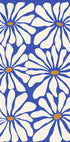 Sunny Floral Blue Plakat - Posterbox